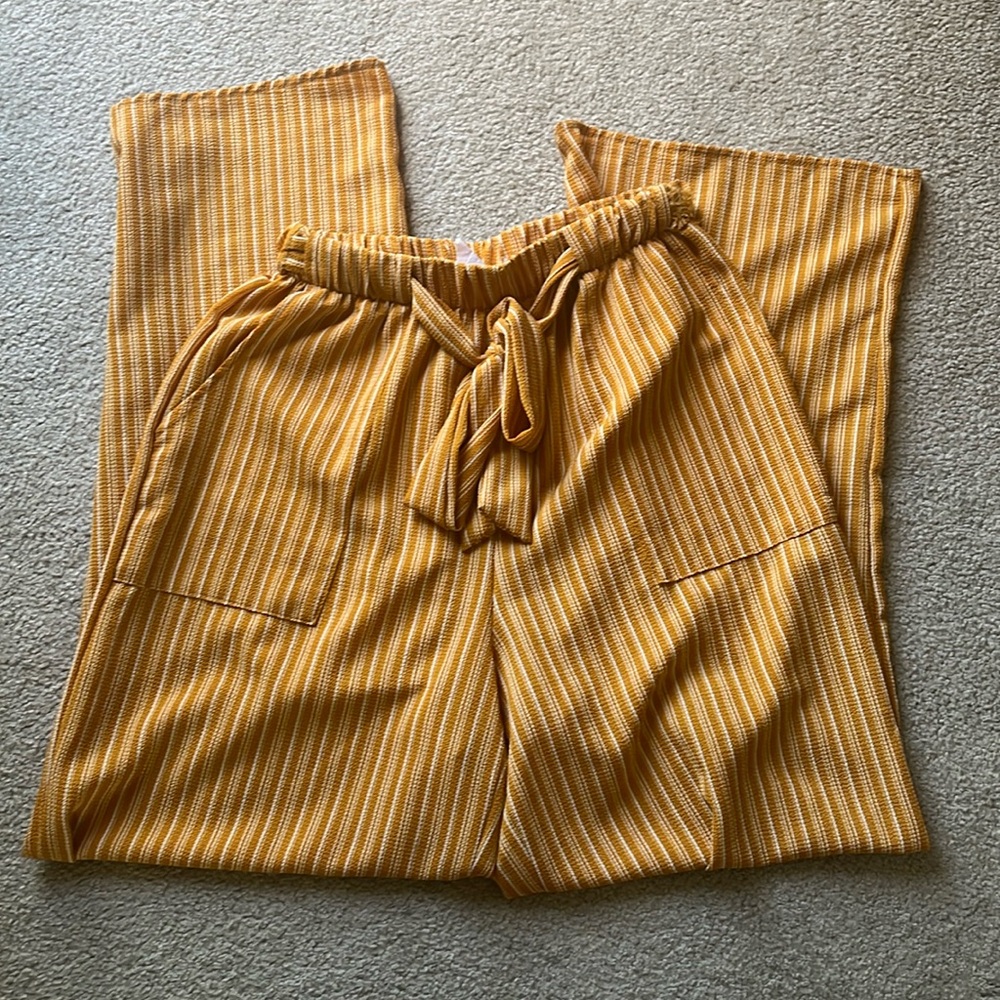 Cute orange & white striped pants
